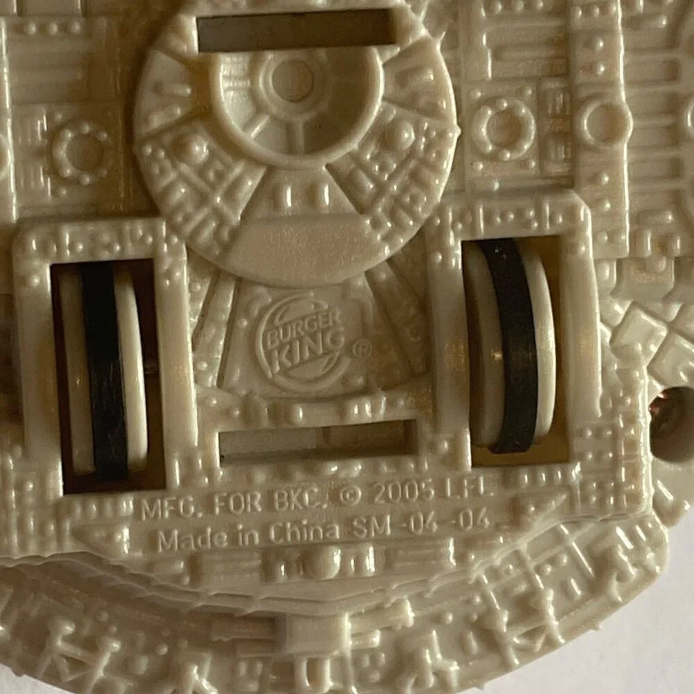 Vtg Star Wars Millennium Falcon 2005 Burger King Kids Meal‎ Toy Collectible 3.5